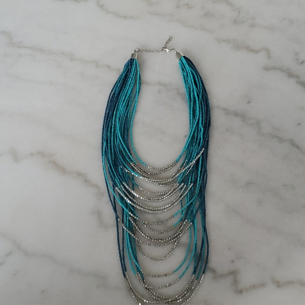 Drooping Beaded Necklace